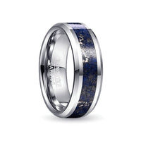 Thumbnail for Orbit Rings Tungsten Carbide Aurora Silver